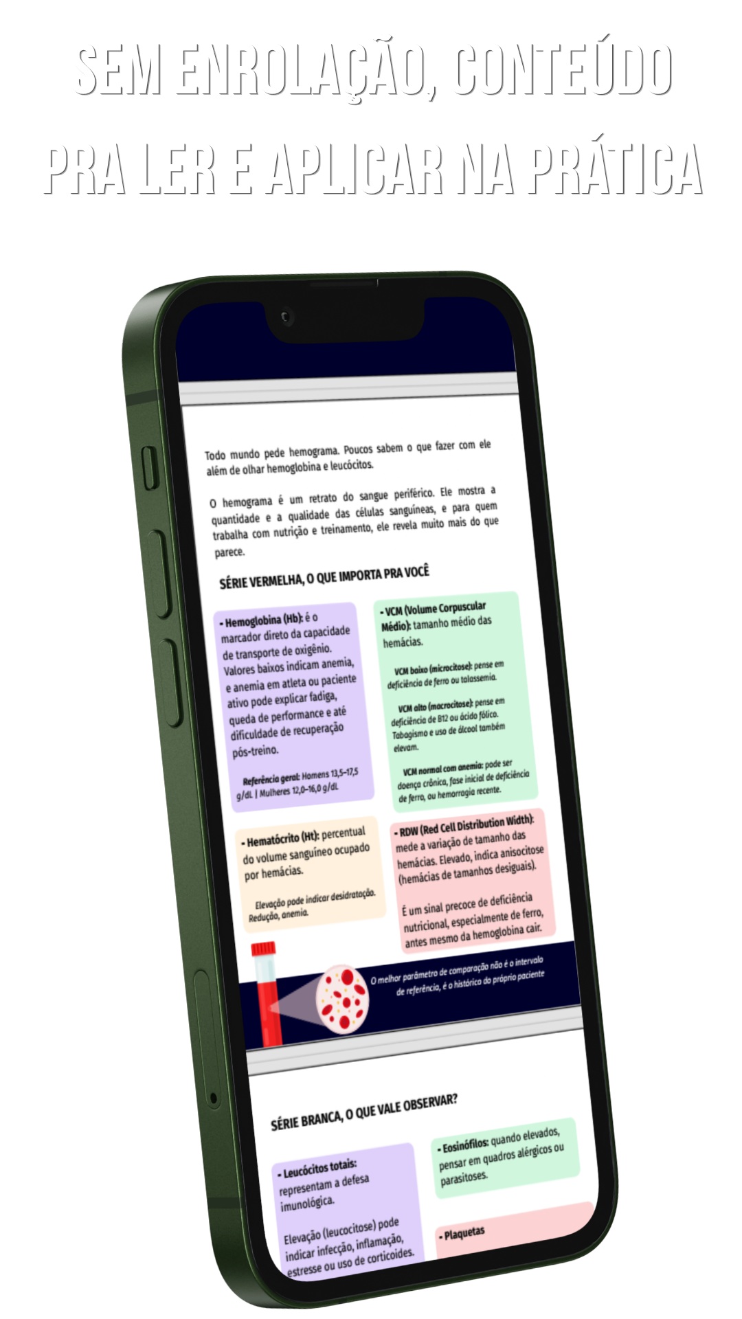 Mockup do e-book Guia Rápido Interpretação de Exames Laboratoriais